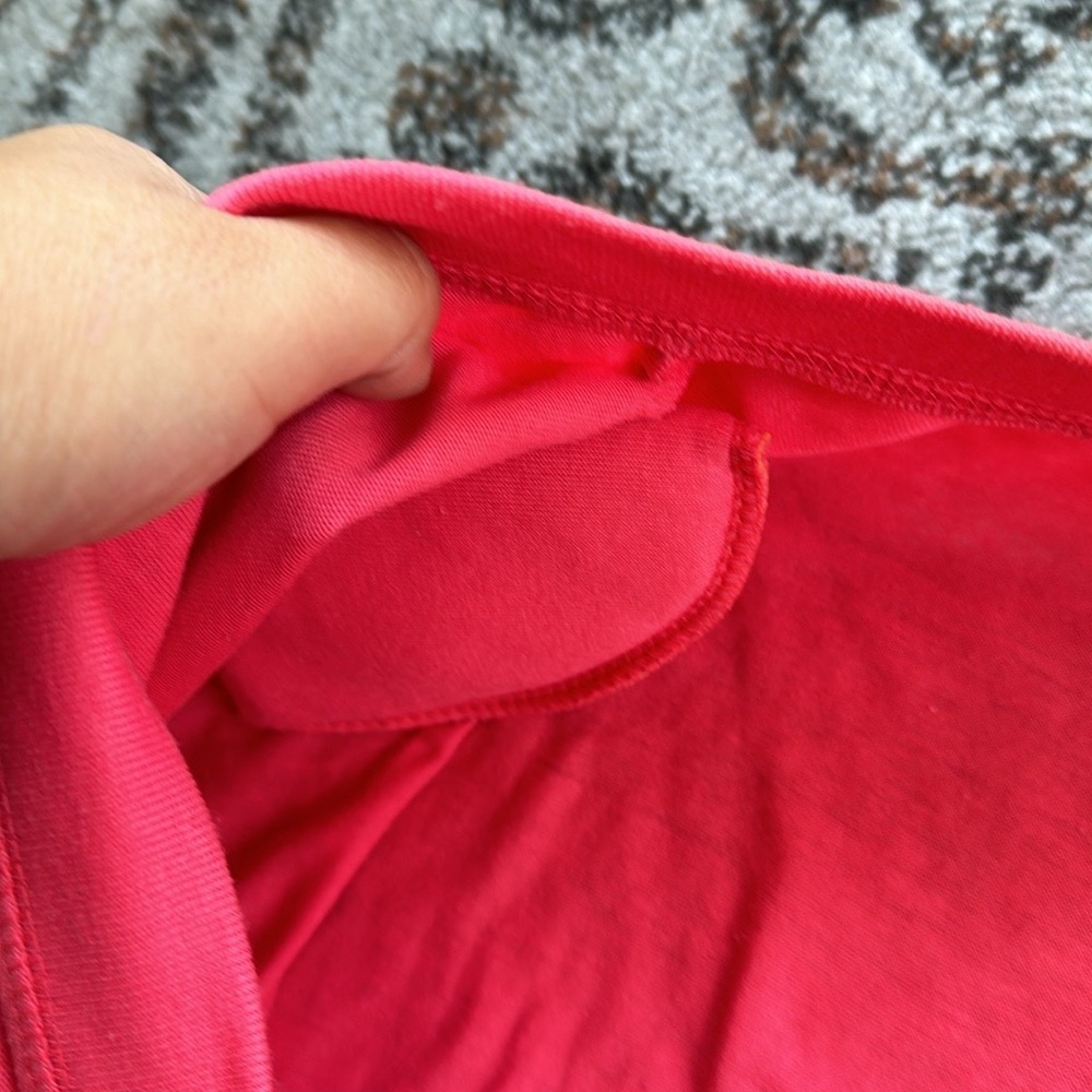 Vintage Simple Addition Button Down Cardigan Pink… - image 5